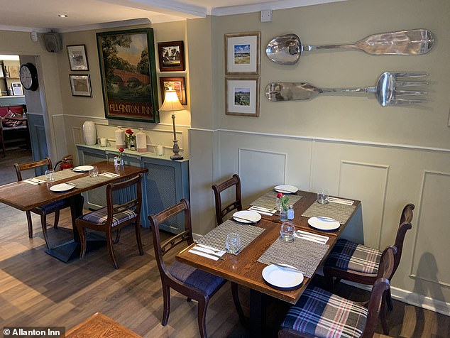 During the Inspector's stay there was 'a mix of locals and visitors from Edinburgh'